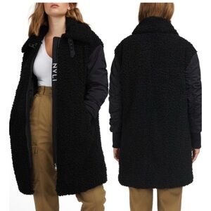 NVLT Berber Teddy Coat in Black